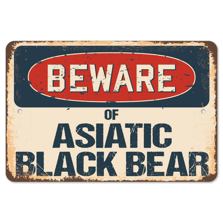 Beware Of Asiatic Black Bear