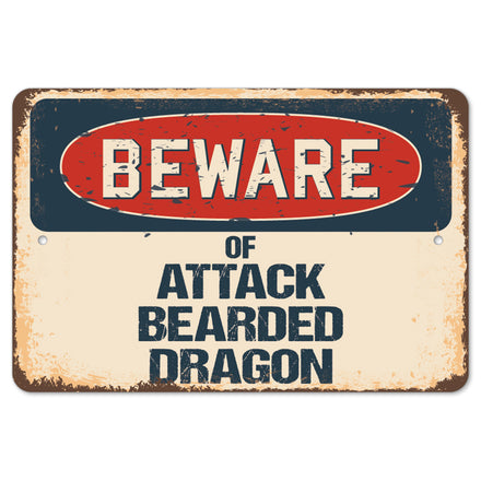 Beware Of Attack Bearded Dragon
