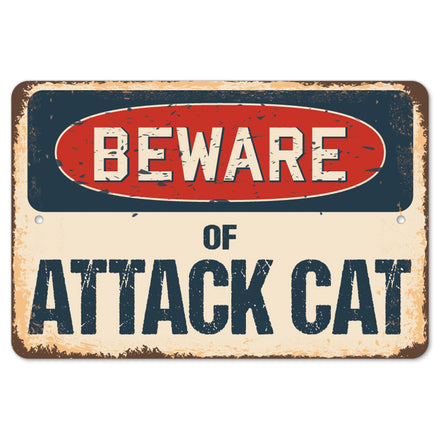 Beware Of Attack Cat