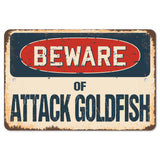 Beware Of Attack Goldfish