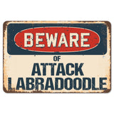 Beware Of Attack Labradoodle