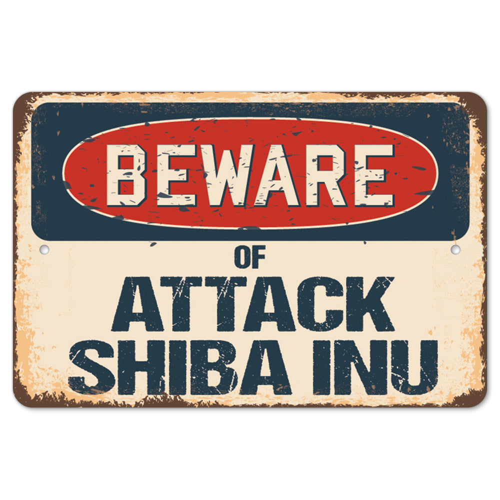 Beware Of Attack Shiba Inu