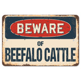 Beware Of Beefalo Cattle