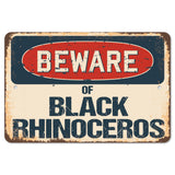 Beware Of Black Rhinoceros