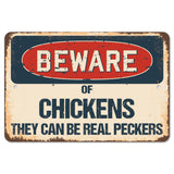Beware Of Chickens They Can Be Real Peckers