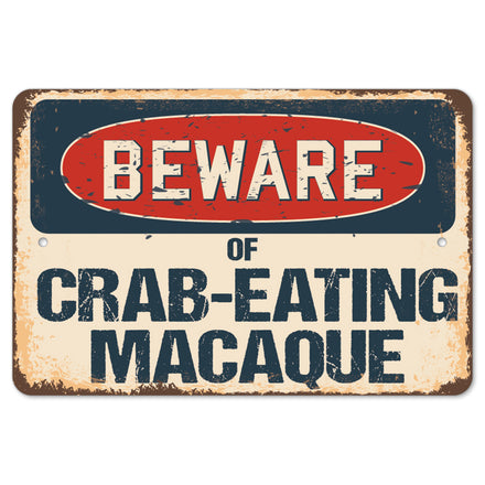 Beware Of Crab-Eating Macaque