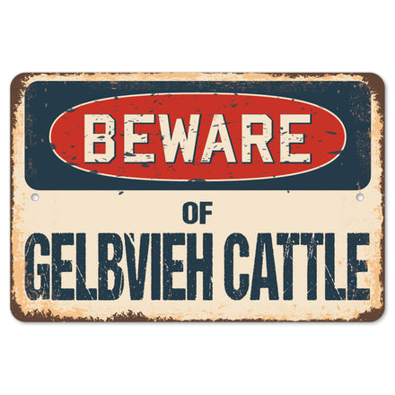 Beware Of Gelbvieh Cattle