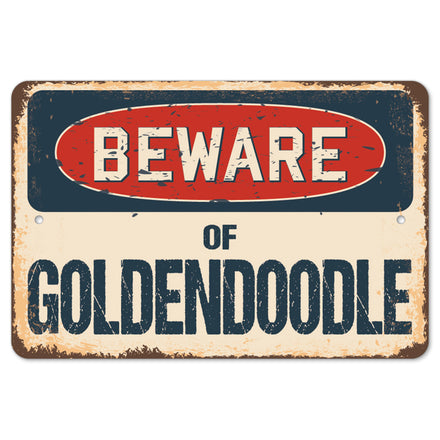 Beware Of Goldendoodle