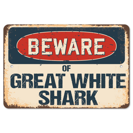 Beware Of Great White Shark