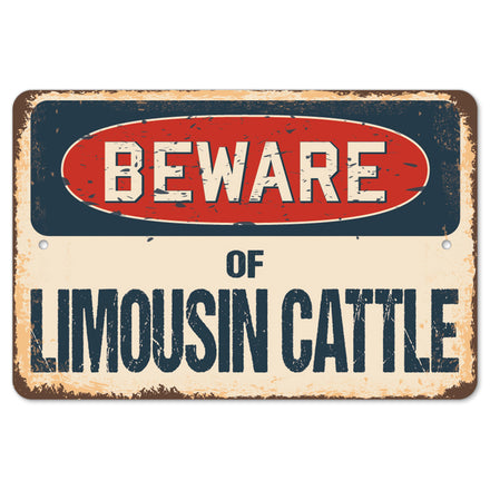 Beware Of Limousin Cattle