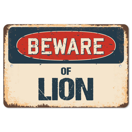 Beware Of Lion