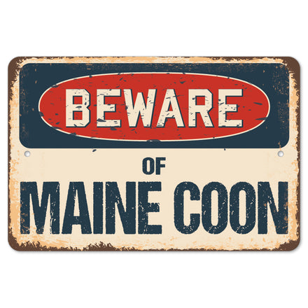 Beware Of Maine Coon