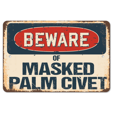 Beware Of Masked Palm Civet