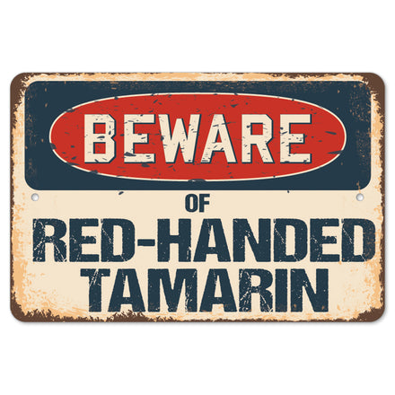 Beware Of Red-handed Tamarin