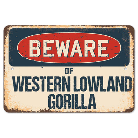 Beware Of Western Lowland Gorilla