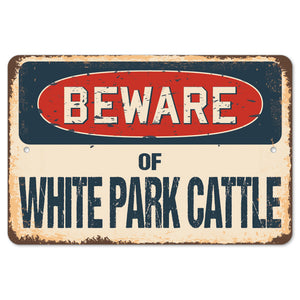 Beware Of White Park Cattle