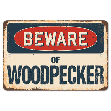 Beware Of Woodpecker