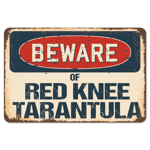 Beware Of Red Knee Tarantula