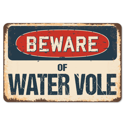Beware Of Water Vole