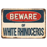 Beware Of White Rhinoceros