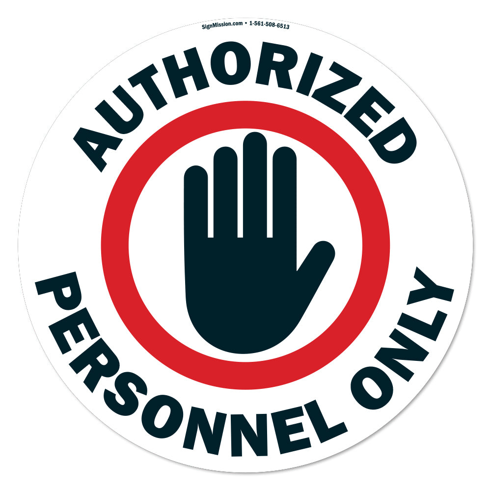 Authorized Personnel Only