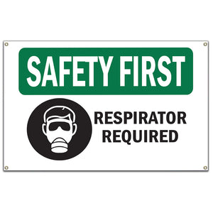 Respirator Required With Symbol