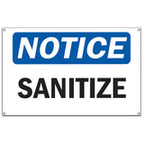 Sanitize Sign