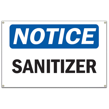 Sanitizer Sign