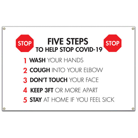 Five Steps To Help Stop COVID-19