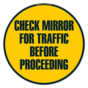 Check Mirror For Traffic