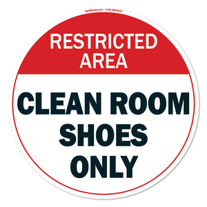 Clean Room Shoes Only