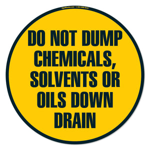 Do Not Dump Chemicals