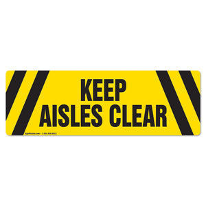 Keep Aisle Clear