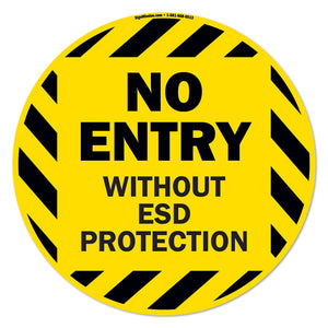 No Entry Without Esd Protection