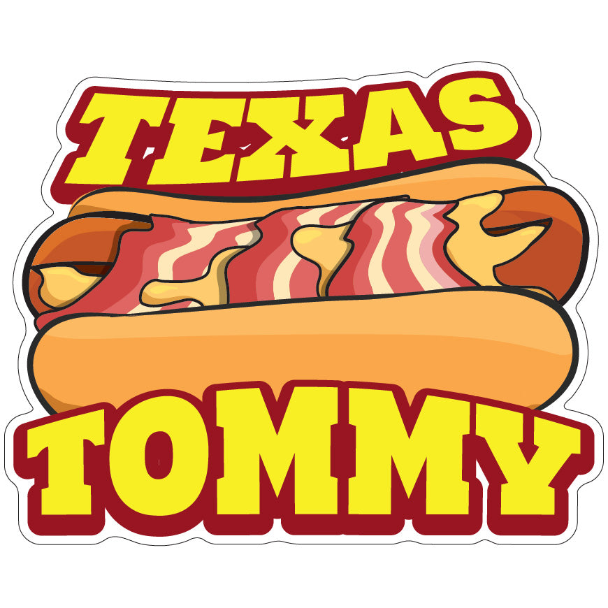 Texas Tommy Die-Cut Decal