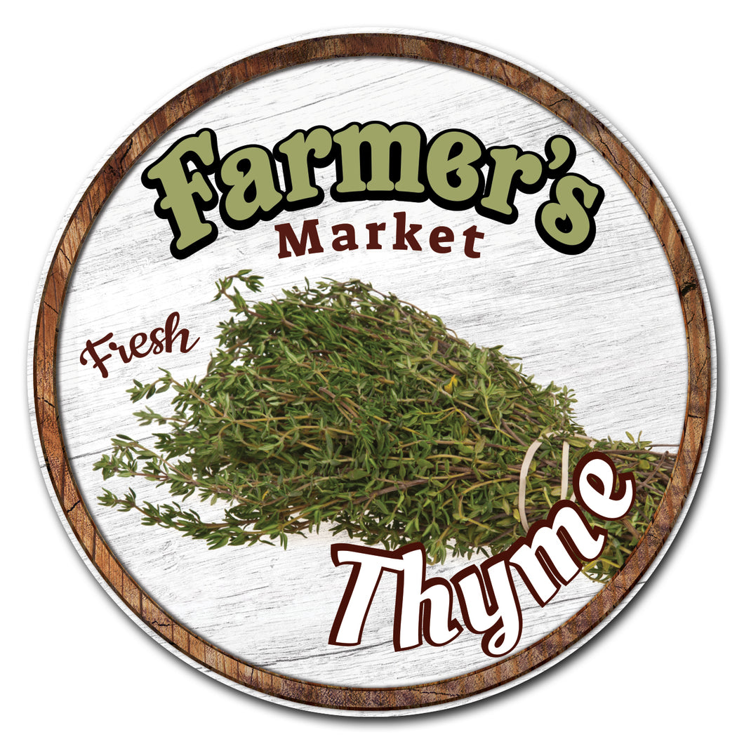 Farmer's Market Thyme Circle