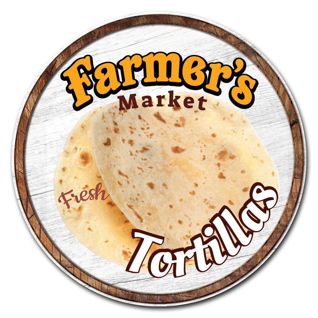 Farmer's Market Tortillas Circle