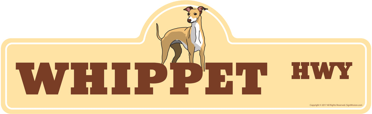 Whippet Street Sign
