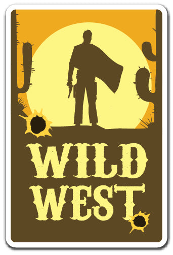 Wild West Vinyl Decal Sticker