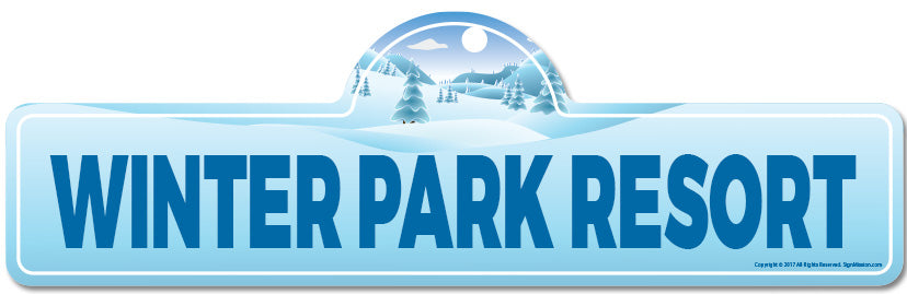 Winter Park Resort Street Sign