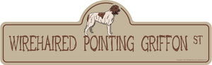 Wirehaired Pointing Griffon Street Sign