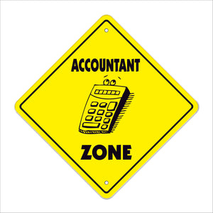 Accountant Crossing Sign