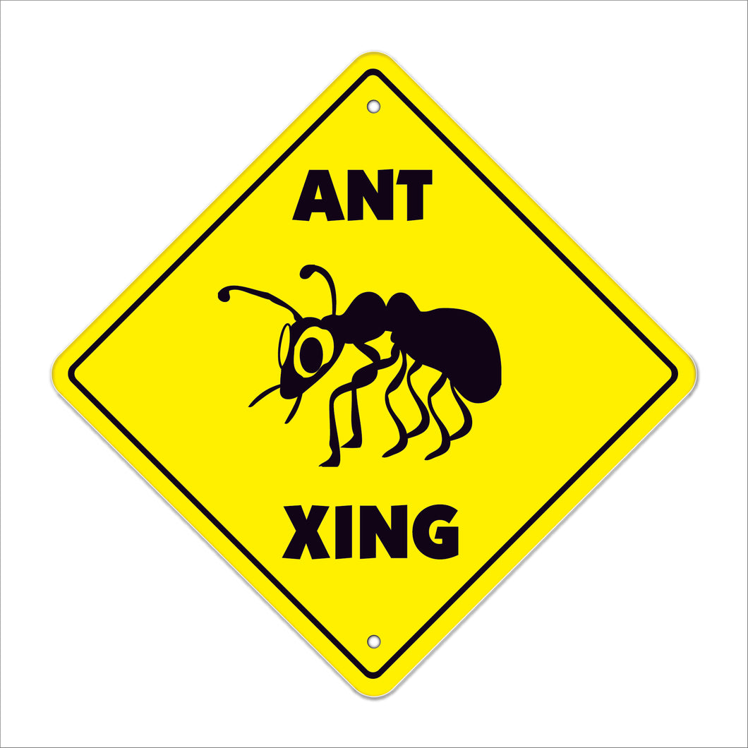 Ant Crossing Sign