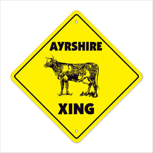 Ayrshire Crossing Sign