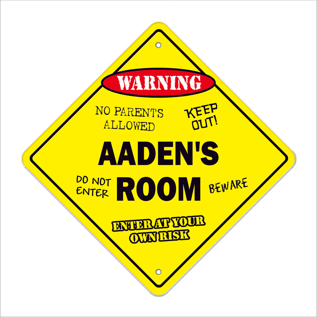 Aaden's Room Sign
