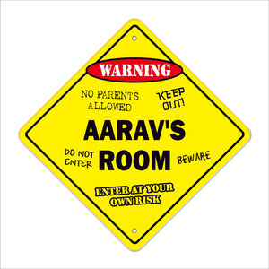 Aarav's Room Sign