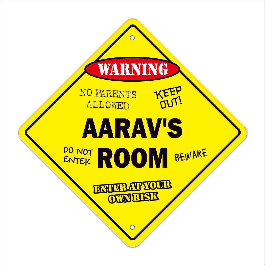 Aarav's Room Sign