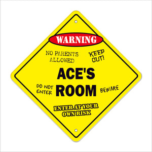 Ace's Room Sign
