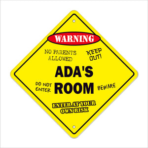 Ada's Room Sign