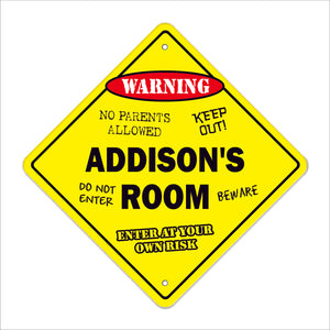 Addison's Room Sign